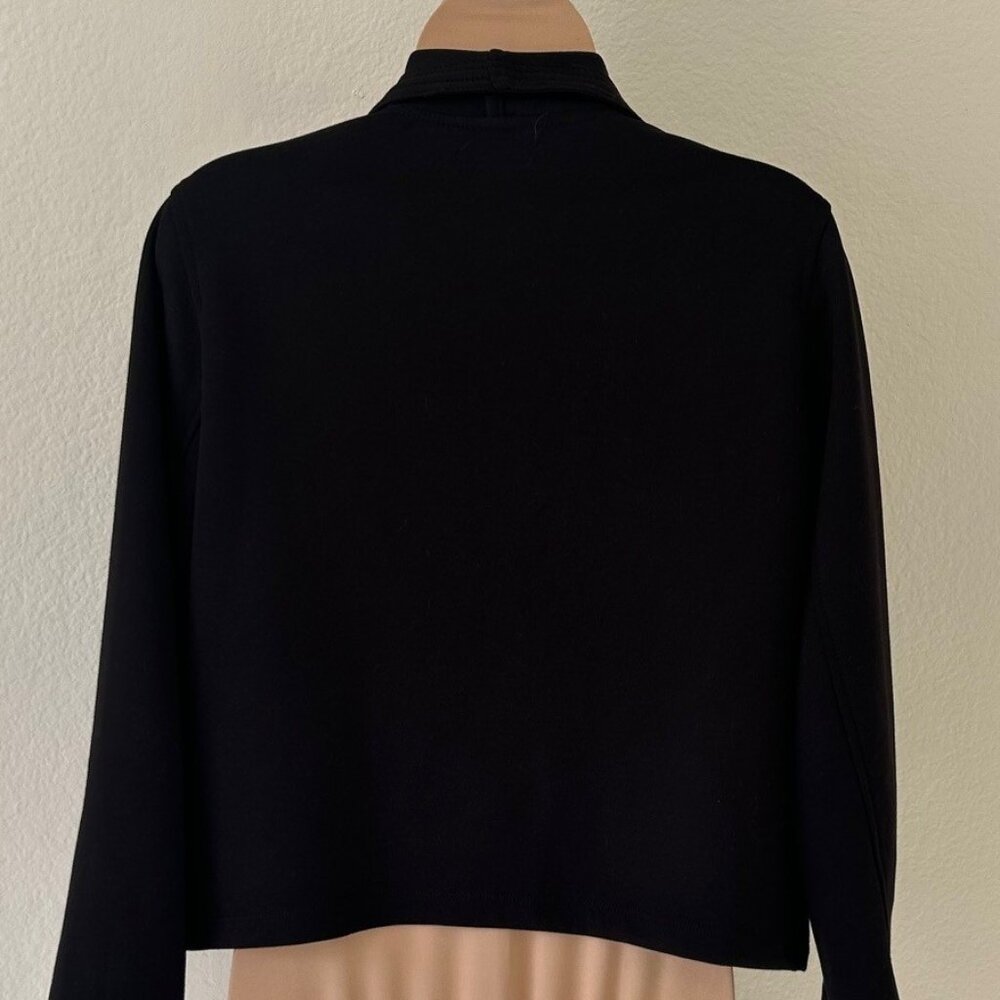 Max Studio Ponte Knit Collared Jacket/Topper EUC - image 5